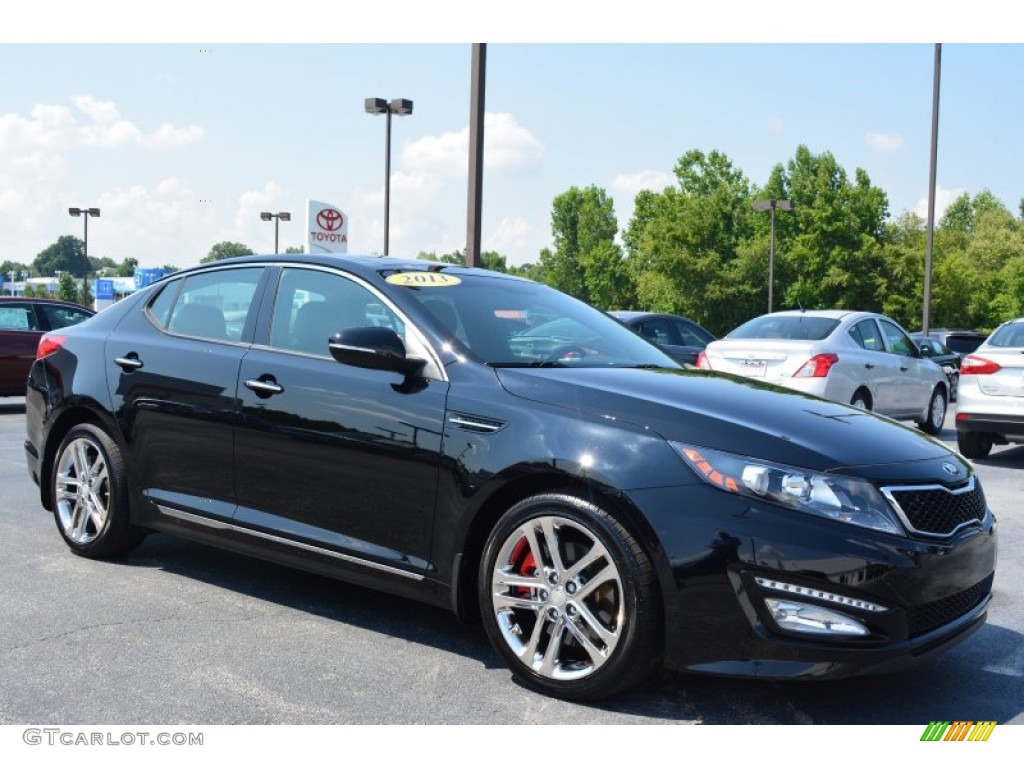 Ebony Black Kia Optima