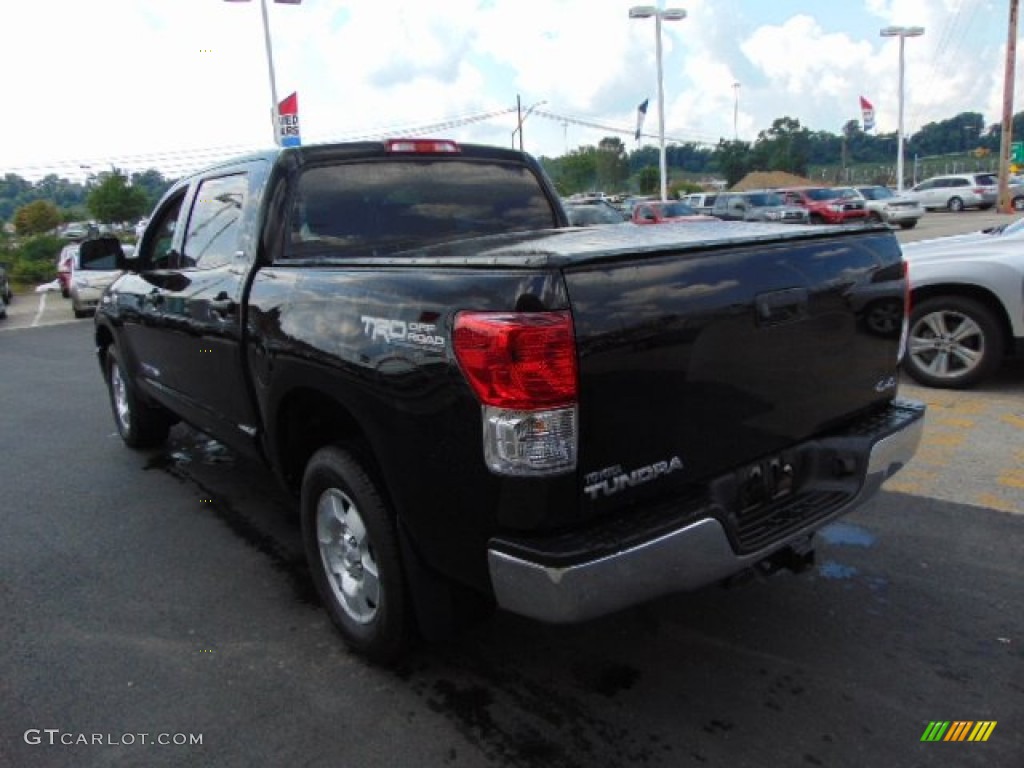 2012 Tundra SR5 TRD CrewMax 4x4 - Black / Black photo #7