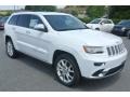 2014 Bright White Jeep Grand Cherokee Summit 4x4  photo #2