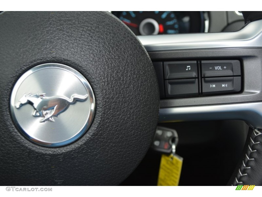 2014 Mustang V6 Coupe - Deep Impact Blue / Charcoal Black photo #17