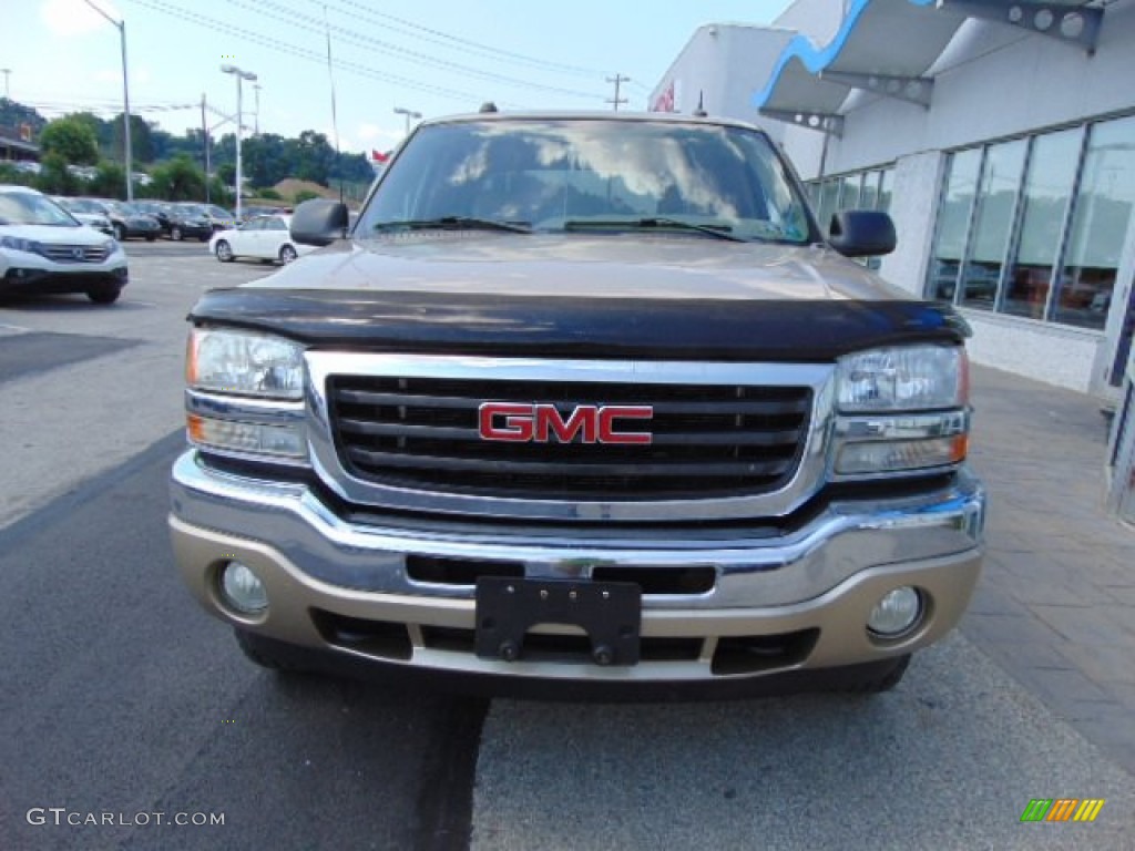 2005 Sierra 1500 SLT Crew Cab 4x4 - Sand Beige Metallic / Neutral photo #4