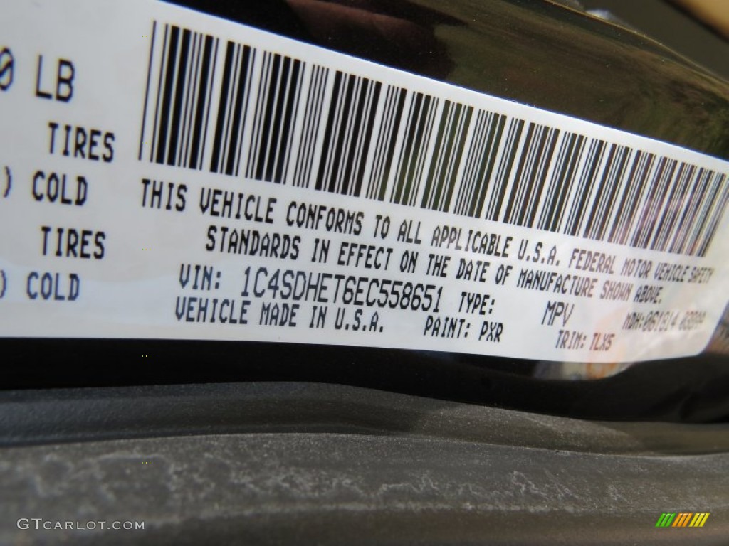 2014 Dodge Durango Citadel Color Code Photos