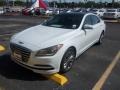 2015 Casablanca White Hyundai Genesis 3.8 Sedan  photo #1