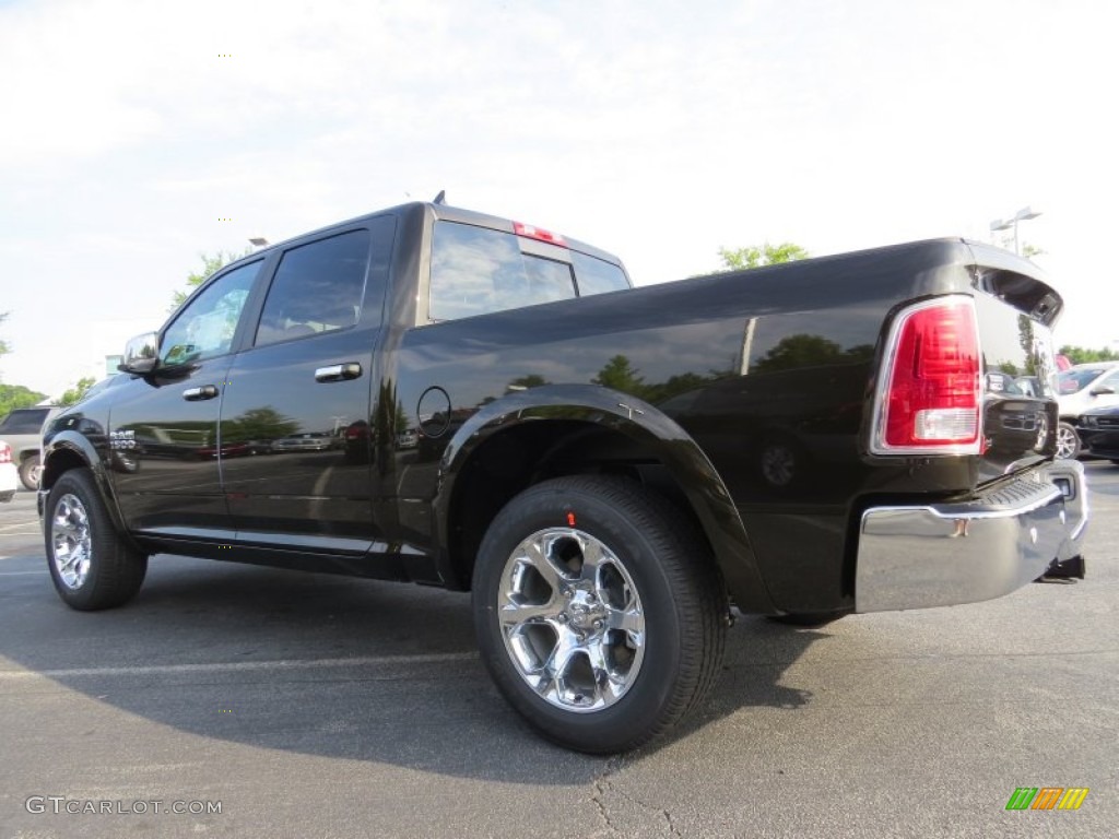 2014 1500 Laramie Crew Cab - Black Gold Pearl Coat / Canyon Brown/Light Frost Beige photo #2