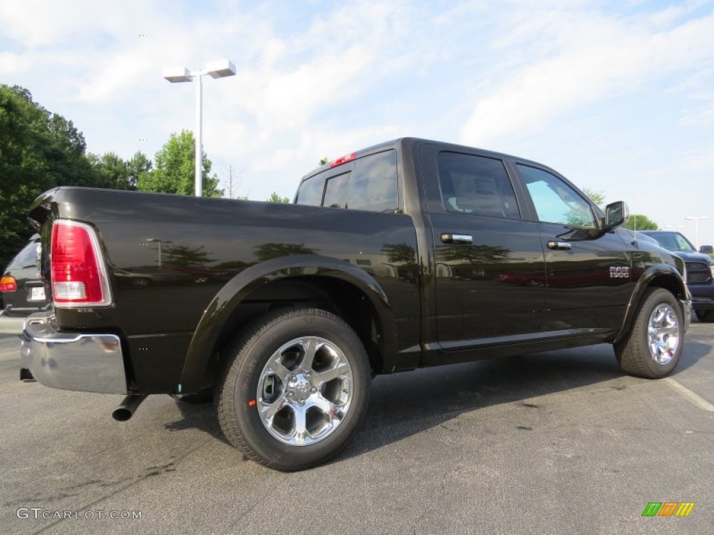 2014 1500 Laramie Crew Cab - Black Gold Pearl Coat / Canyon Brown/Light Frost Beige photo #3