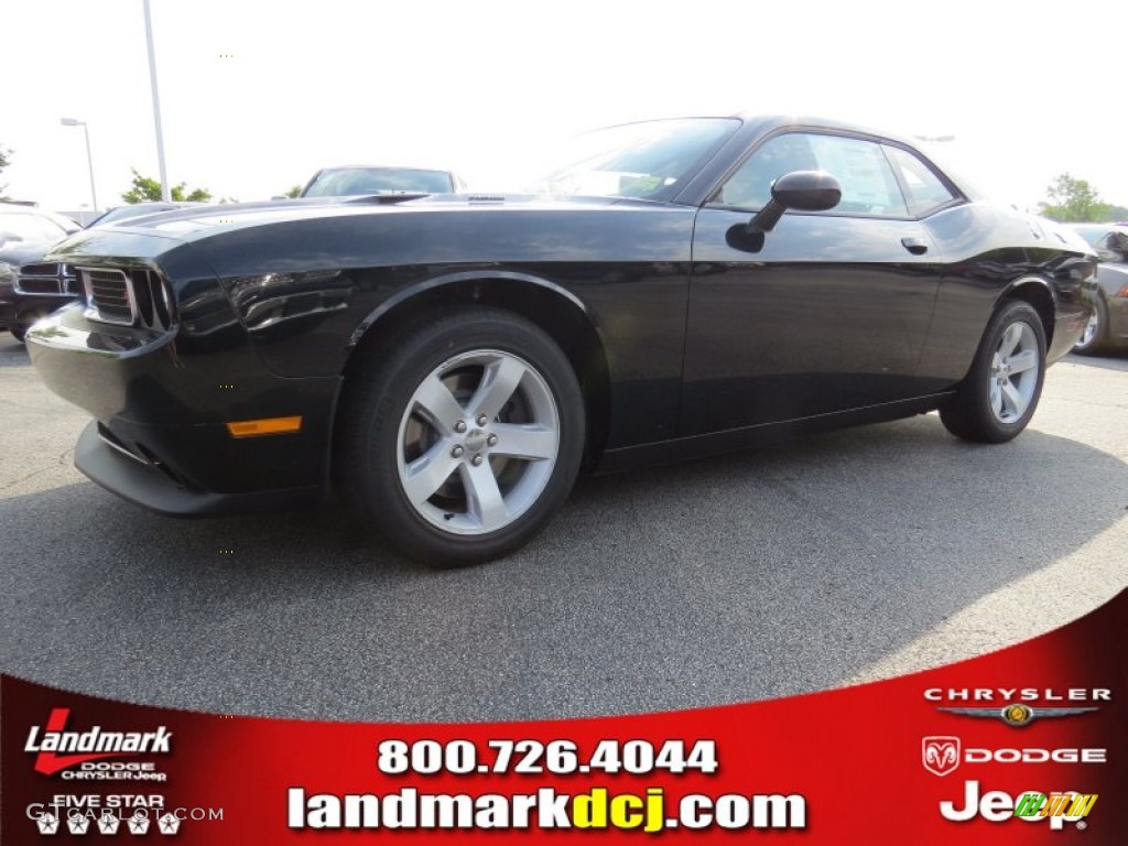 2014 Challenger R/T - Phantom Black Tri-Coat Pearl / Dark Slate Gray photo #1