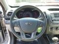 Gray 2015 Kia Sorento LX Steering Wheel