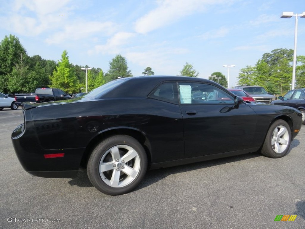 2014 Challenger R/T - Phantom Black Tri-Coat Pearl / Dark Slate Gray photo #3