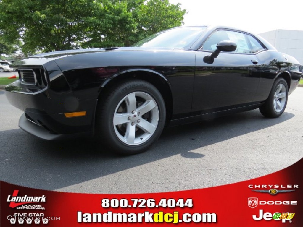 2014 Challenger SXT - Black / Dark Slate Gray photo #1