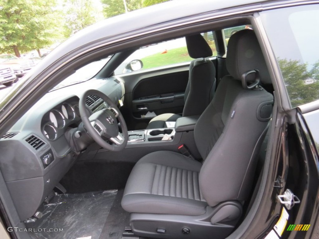 2014 Challenger SXT - Black / Dark Slate Gray photo #6