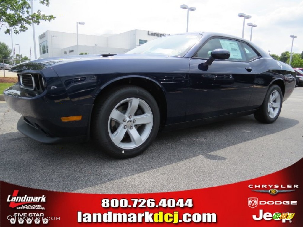 2014 Challenger SXT - Jazz Blue Pearl Coat / Dark Slate Gray photo #1