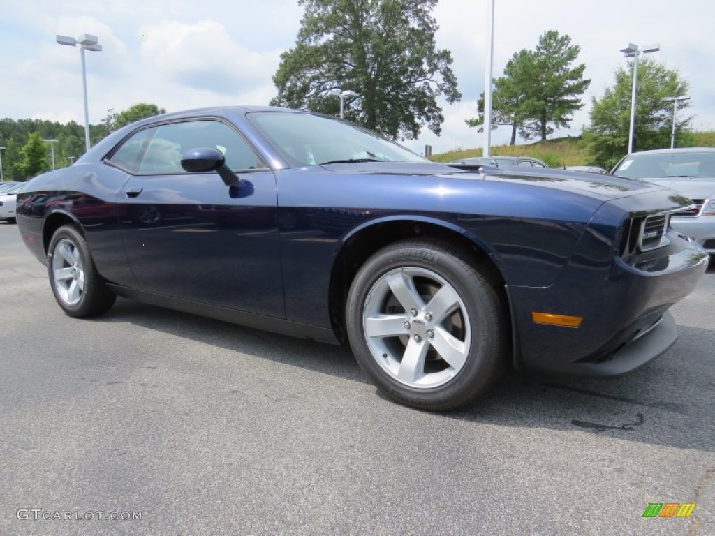 2014 Challenger SXT - Jazz Blue Pearl Coat / Dark Slate Gray photo #4