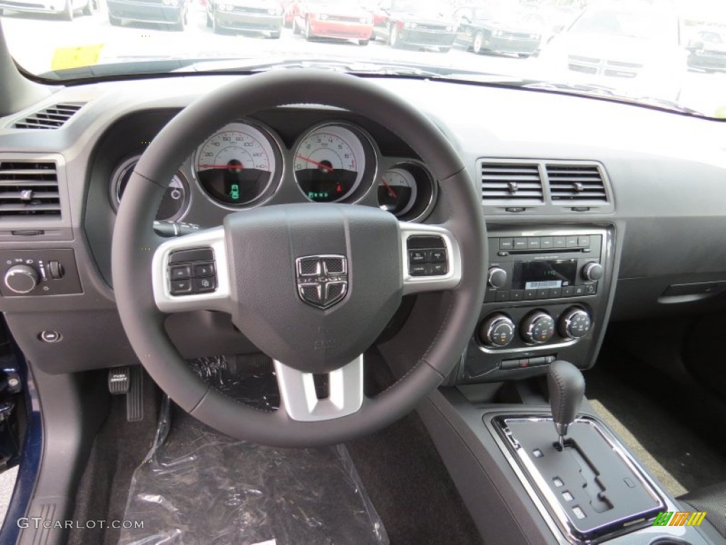 2014 Challenger SXT - Jazz Blue Pearl Coat / Dark Slate Gray photo #7