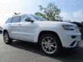 2014 Bright White Jeep Grand Cherokee Summit 4x4  photo #4