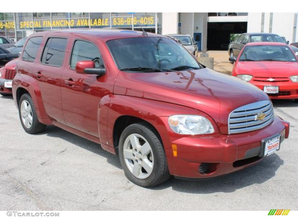 2008 HHR LT - Cardinal Red Metallic / Ebony Black photo #2