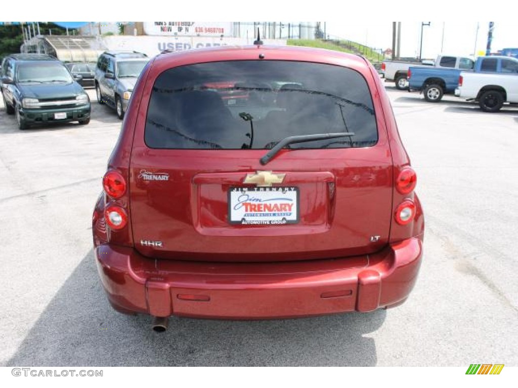 2008 HHR LT - Cardinal Red Metallic / Ebony Black photo #6