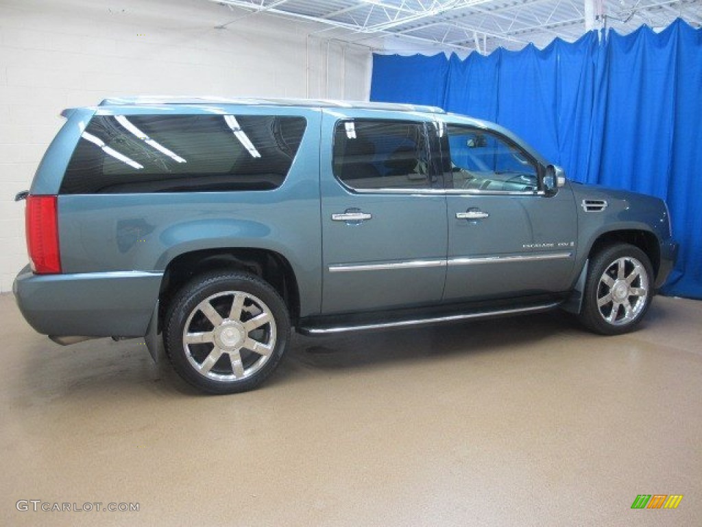 2008 Escalade ESV AWD - Stealth Gray / Ebony photo #9