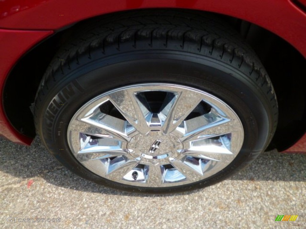 2010 MKZ AWD - Sangria Red Metallic / Light Camel photo #8