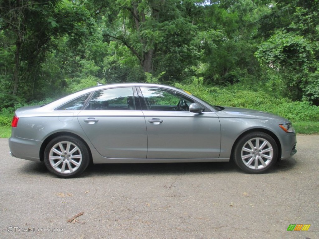 2013 A6 2.0T Sedan - Quartz Gray Metallic / Black photo #1