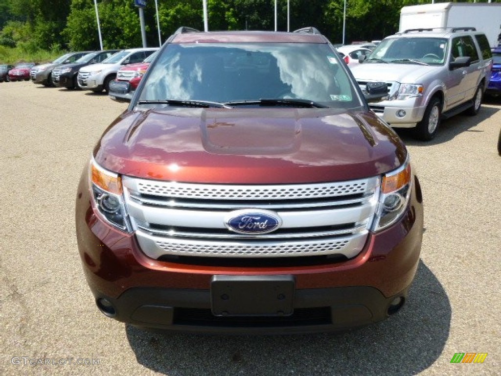2015 Explorer XLT 4WD - Bronze Fire / Medium Light Stone photo #3