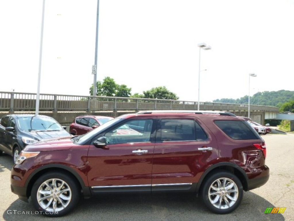 2015 Explorer XLT 4WD - Bronze Fire / Medium Light Stone photo #5