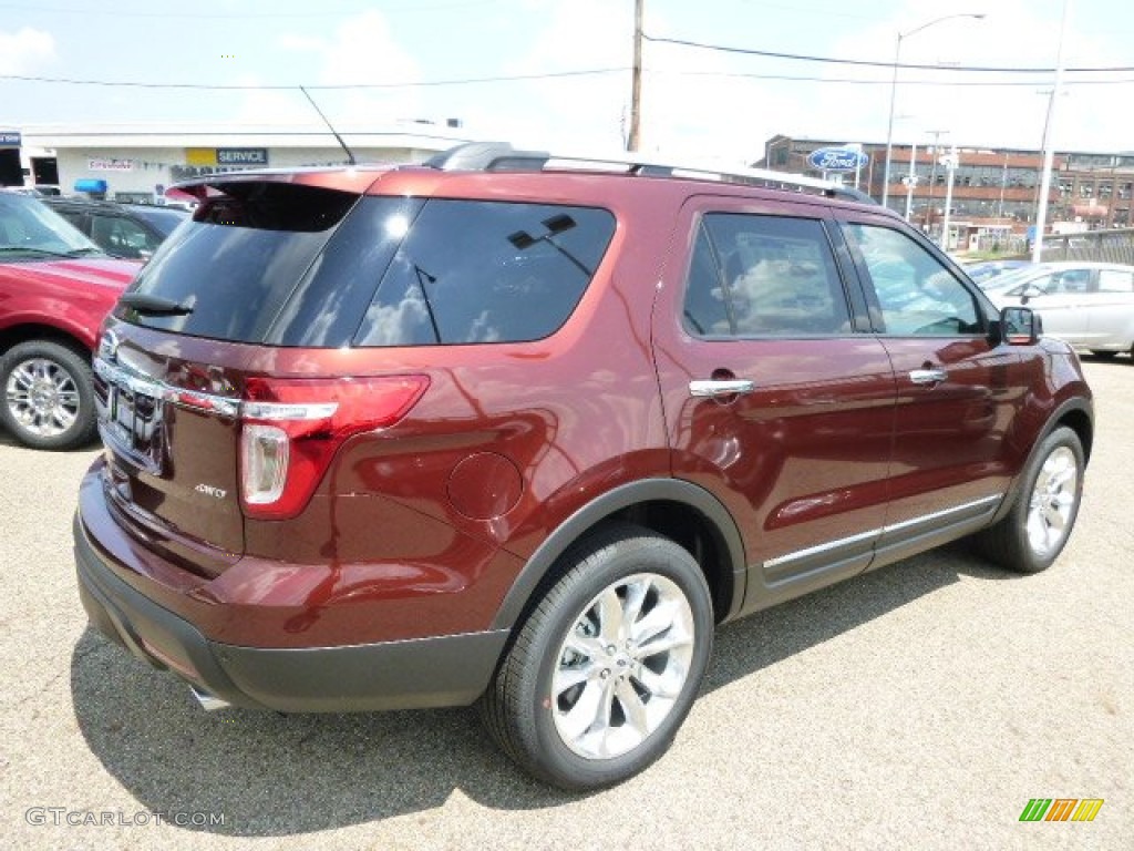 2015 Explorer XLT 4WD - Bronze Fire / Medium Light Stone photo #8