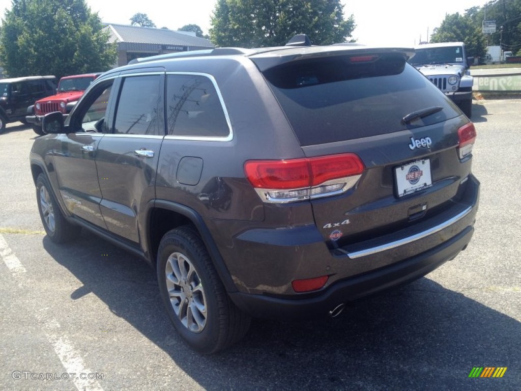 2014 Grand Cherokee Limited 4x4 - Granite Crystal Metallic / Morocco Black photo #4