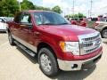 2014 Ruby Red Ford F150 XLT SuperCrew 4x4  photo #2