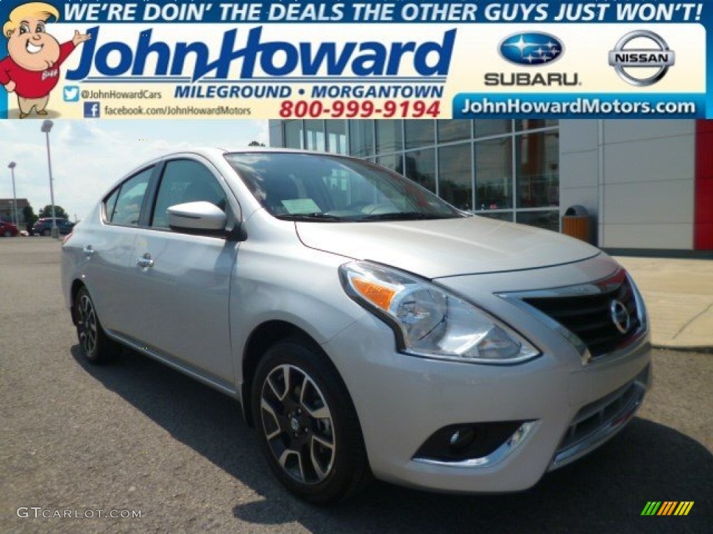 Brilliant Silver Nissan Versa