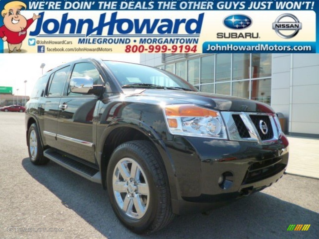 Galaxy Black Nissan Armada