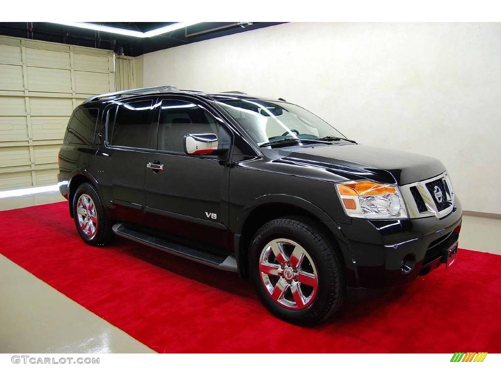 Galaxy Black Metallic Nissan Armada