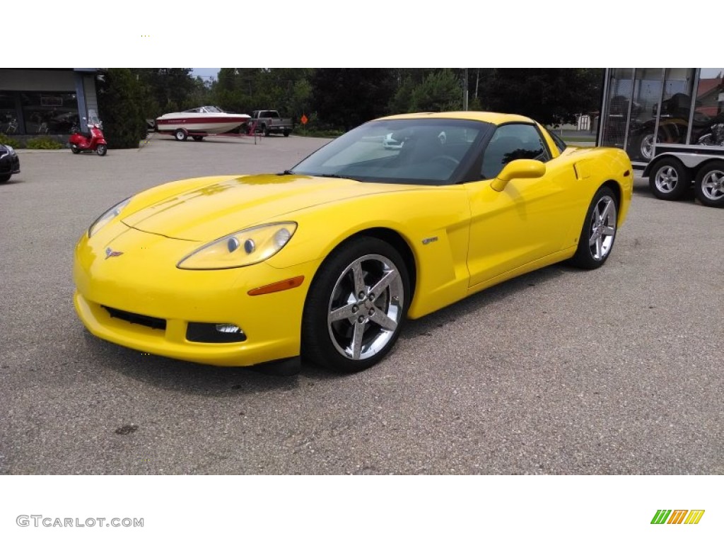 Velocity Yellow 2007 Chevrolet Corvette Coupe Exterior Photo #95312881