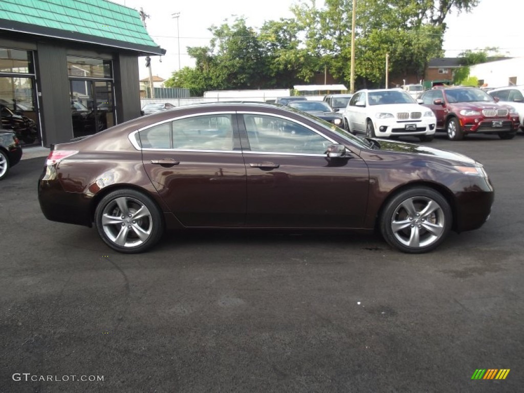 Mayan Bronze Metallic 2012 Acura TL 3.7 SH-AWD Technology Exterior Photo #95315705