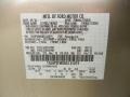 2011 Taurus SEL Gold Leaf Color Code UP