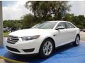 2015 White Platinum Metallic Ford Taurus SEL  photo #1