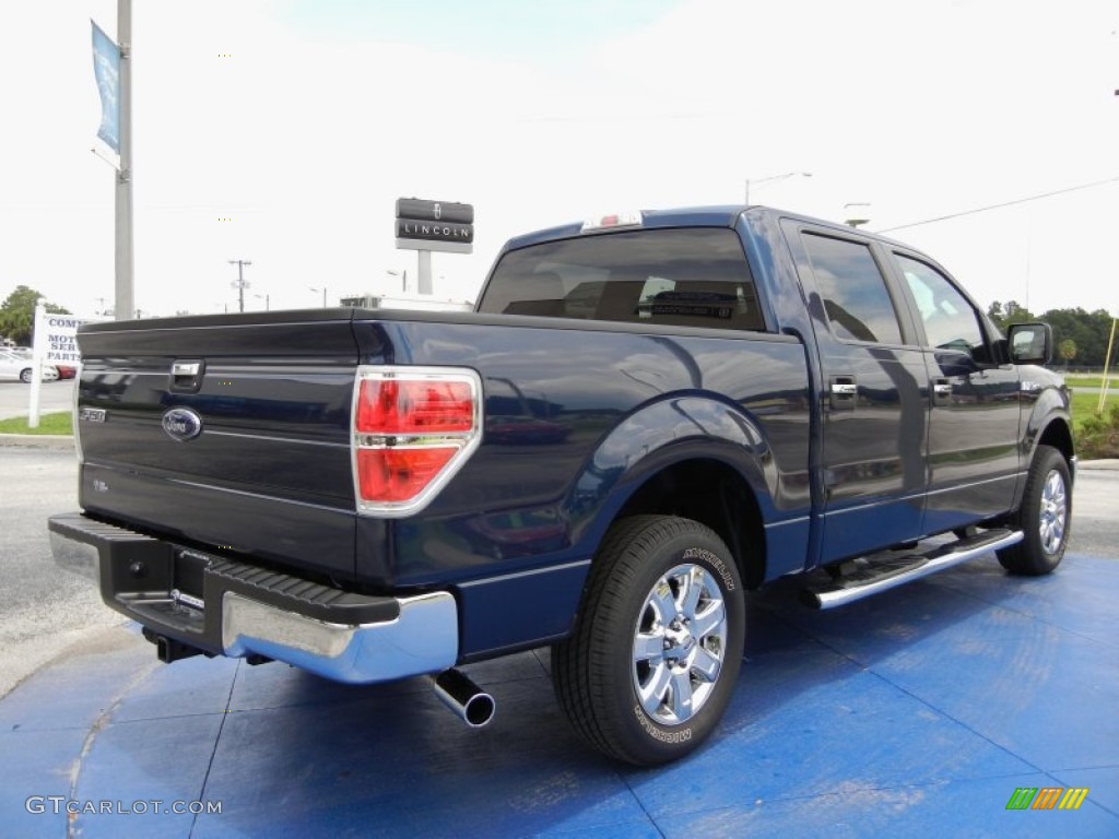 2014 F150 XLT SuperCrew - Blue Jeans / Steel Grey photo #3