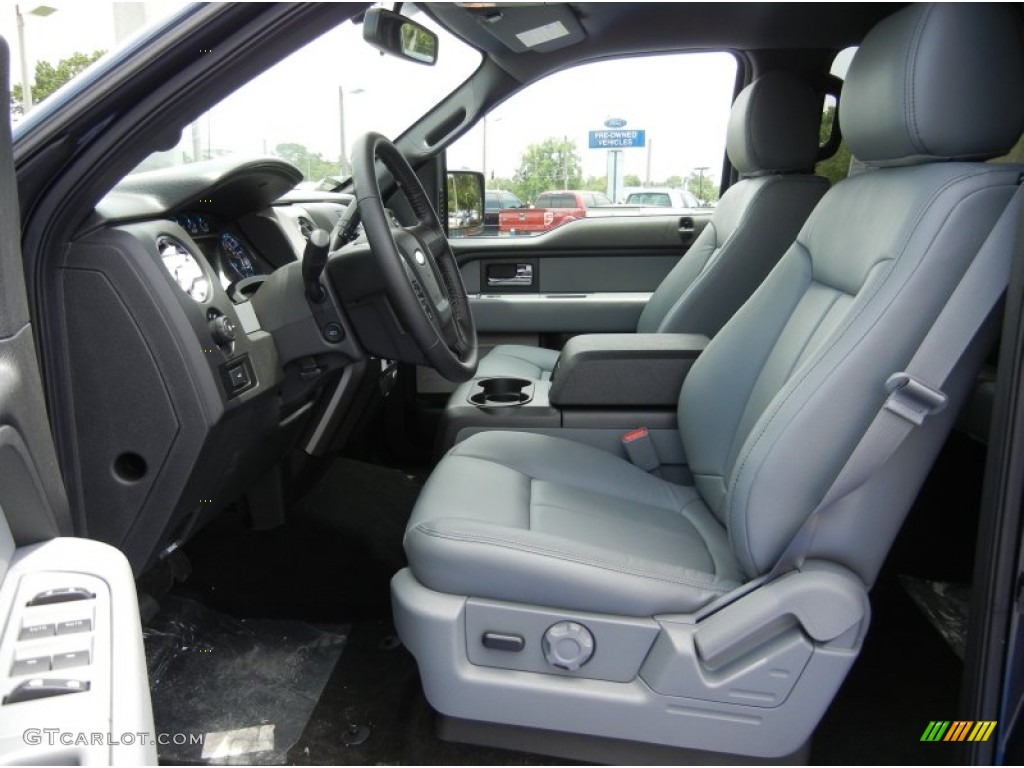 2014 F150 XLT SuperCrew - Blue Jeans / Steel Grey photo #6