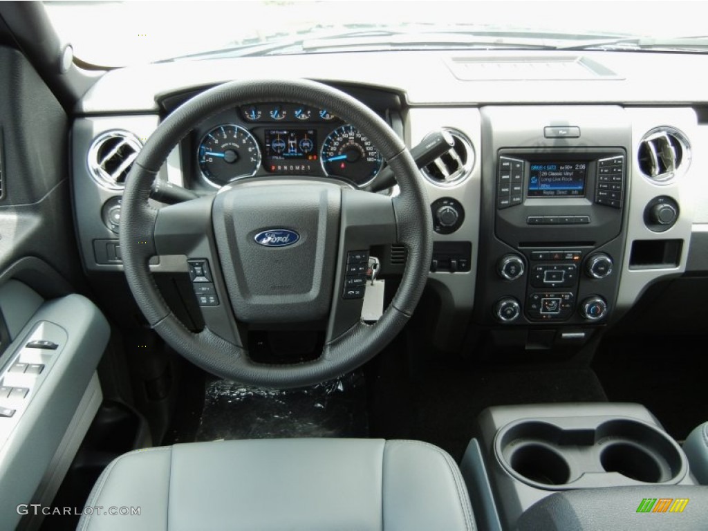 2014 F150 XLT SuperCrew - Blue Jeans / Steel Grey photo #8