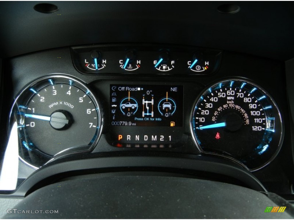 2014 F150 XLT SuperCrew - Blue Jeans / Steel Grey photo #9