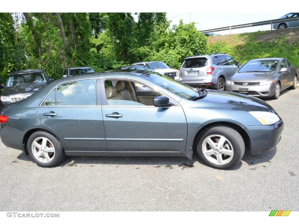 2005 Accord EX-L Sedan - Deep Green Pearl / Ivory photo #4