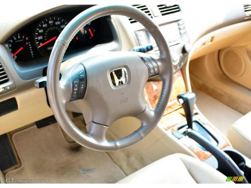 2005 Accord EX-L Sedan - Deep Green Pearl / Ivory photo #5
