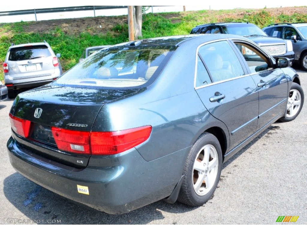 2005 Accord EX-L Sedan - Deep Green Pearl / Ivory photo #6