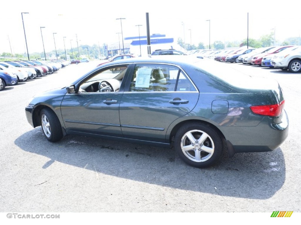 2005 Accord EX-L Sedan - Deep Green Pearl / Ivory photo #10
