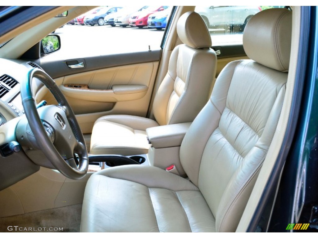 2005 Accord EX-L Sedan - Deep Green Pearl / Ivory photo #14