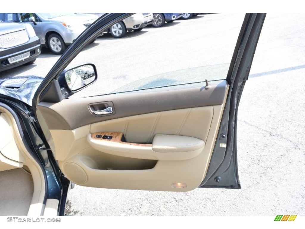 2005 Accord EX-L Sedan - Deep Green Pearl / Ivory photo #16