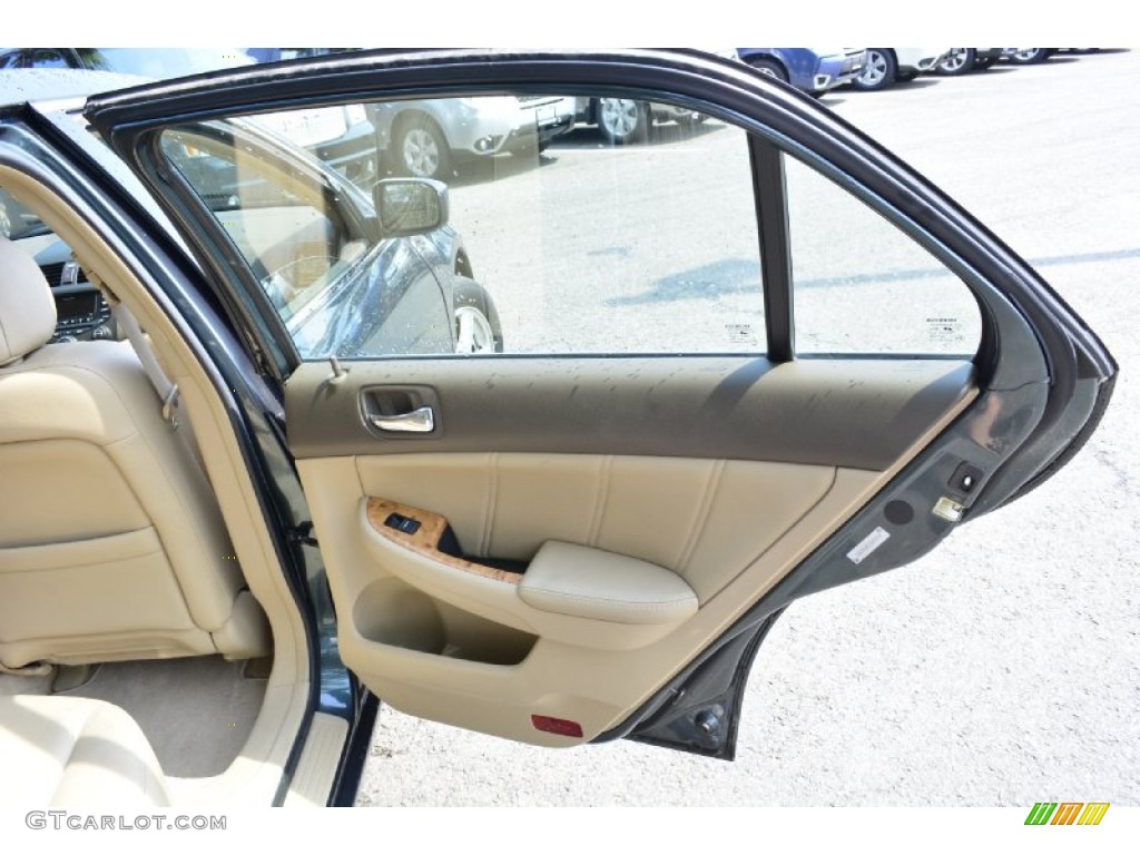 2005 Accord EX-L Sedan - Deep Green Pearl / Ivory photo #17