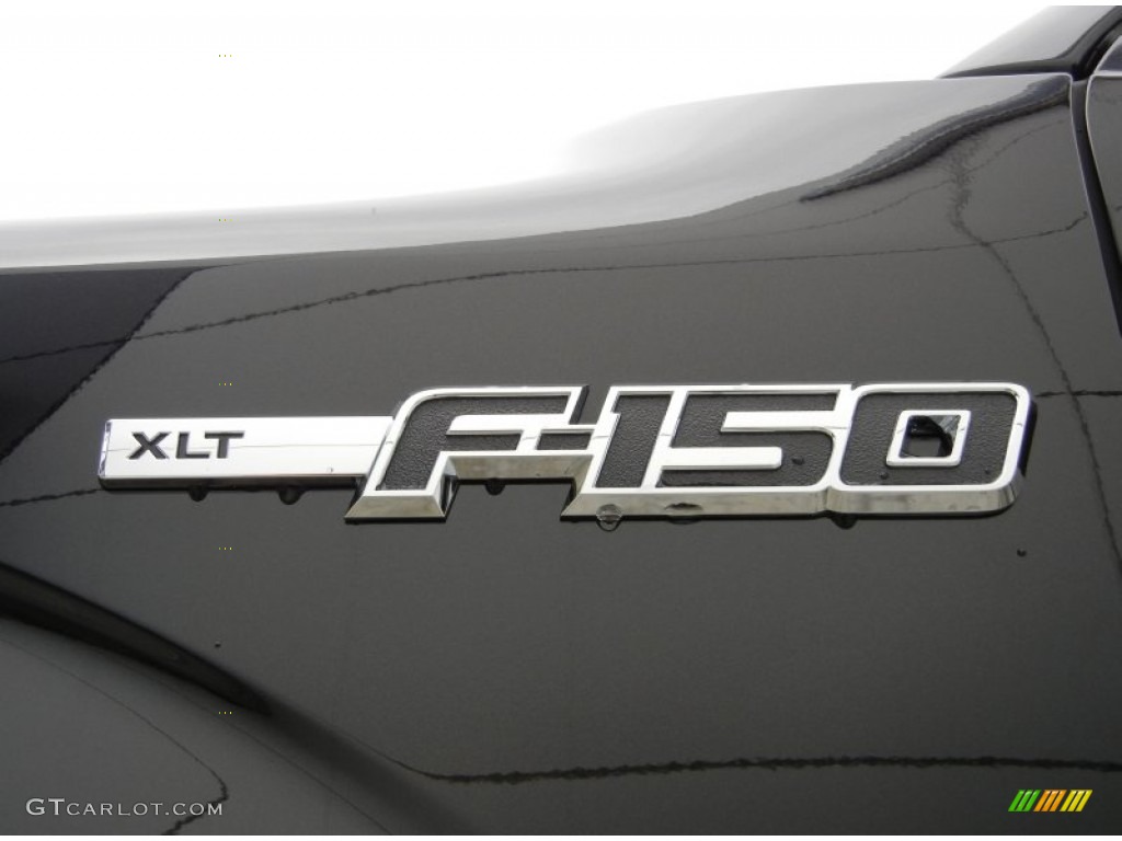2014 F150 XLT SuperCrew - Tuxedo Black / Steel Grey photo #5