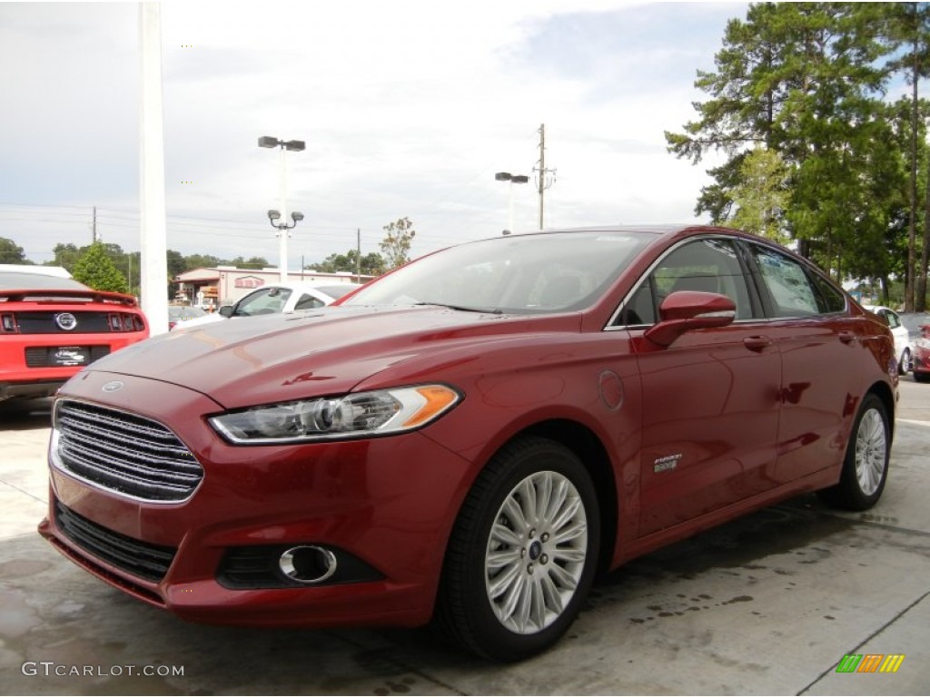 Ruby Red Ford Fusion