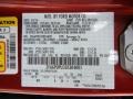 RR: Ruby Red 2014 Ford Fusion Energi SE Color Code