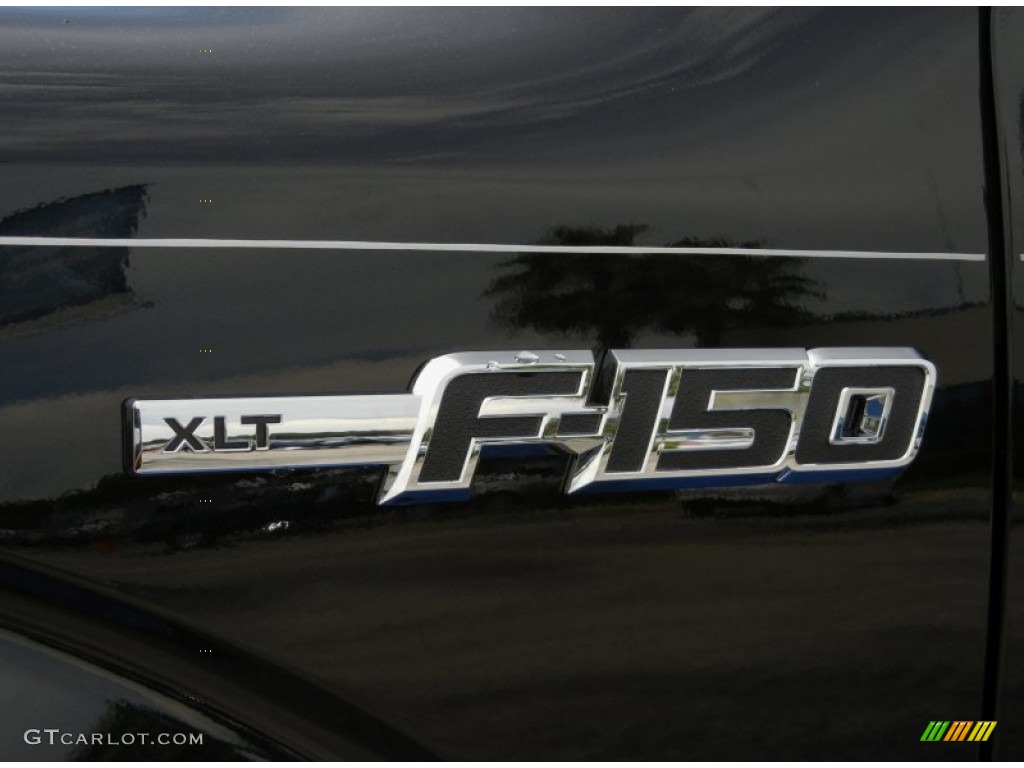 2014 F150 XLT SuperCab - Tuxedo Black / Steel Grey photo #5